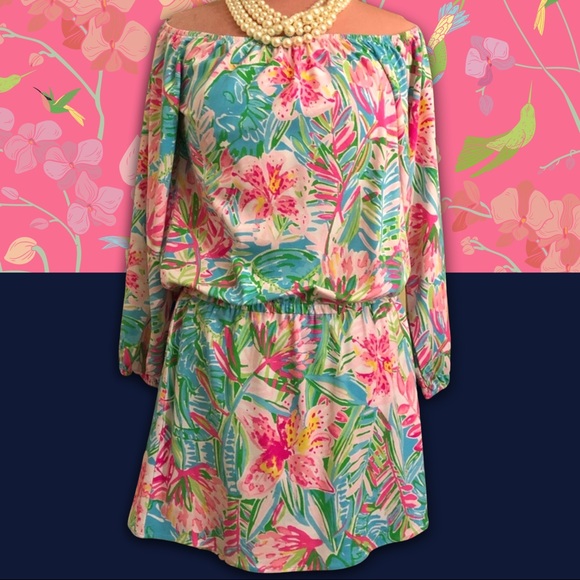 🍃🌸 Lilly Pulitzer Romper Sz X-Large 🌸🍃